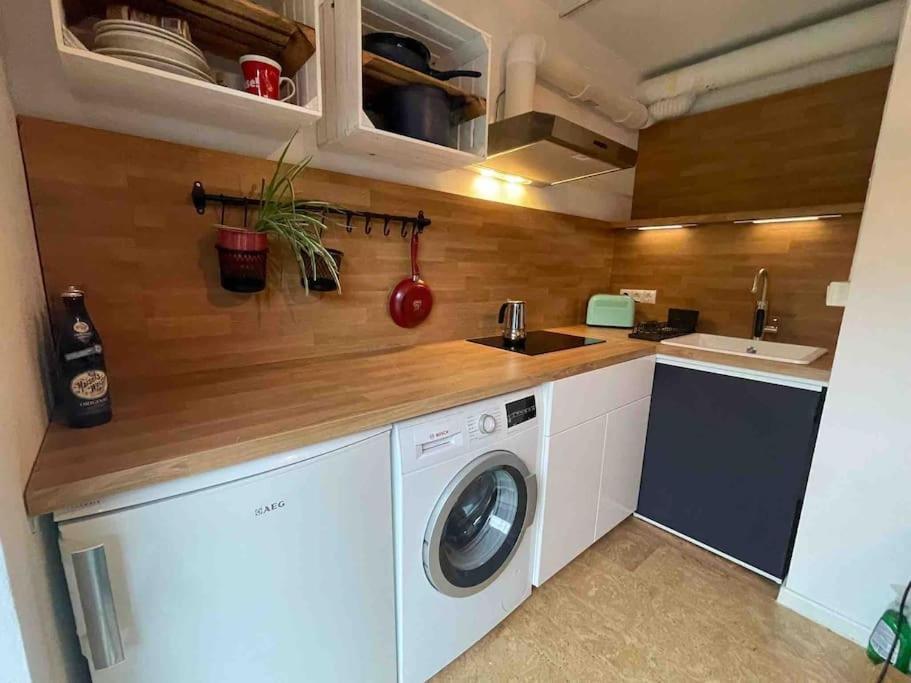 Suesse Souterrain-Wohnung Mit Anbindung Nach Muenster Altenberge  Luaran gambar